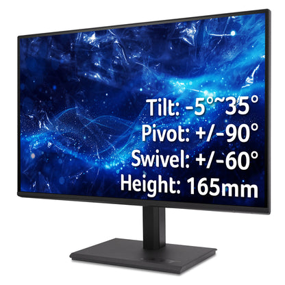 Acer B7 Vero B277G business monitor - 27", Full HD (1920x1080), IPS, 120Hz, 1ms, AdaptiveSync, height adjustable, HDMI, DP, USB-C