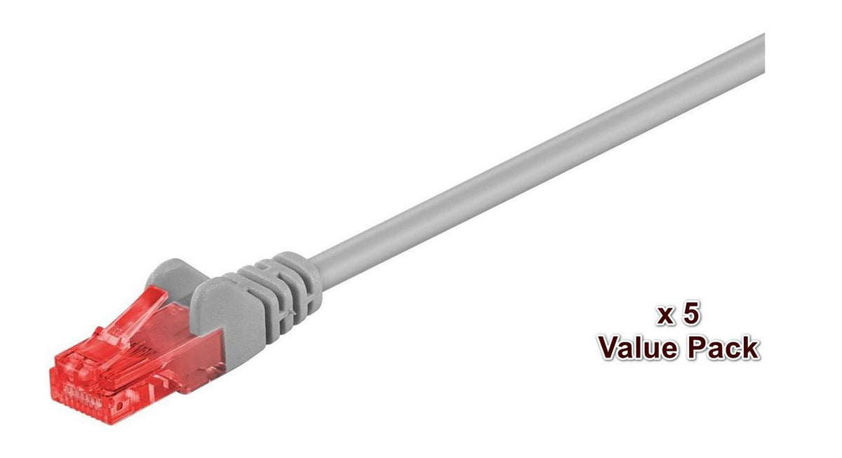 Microconnect V-UTP615VP networking cable Grey 15 m Cat6 U/UTP (UTP) Round
