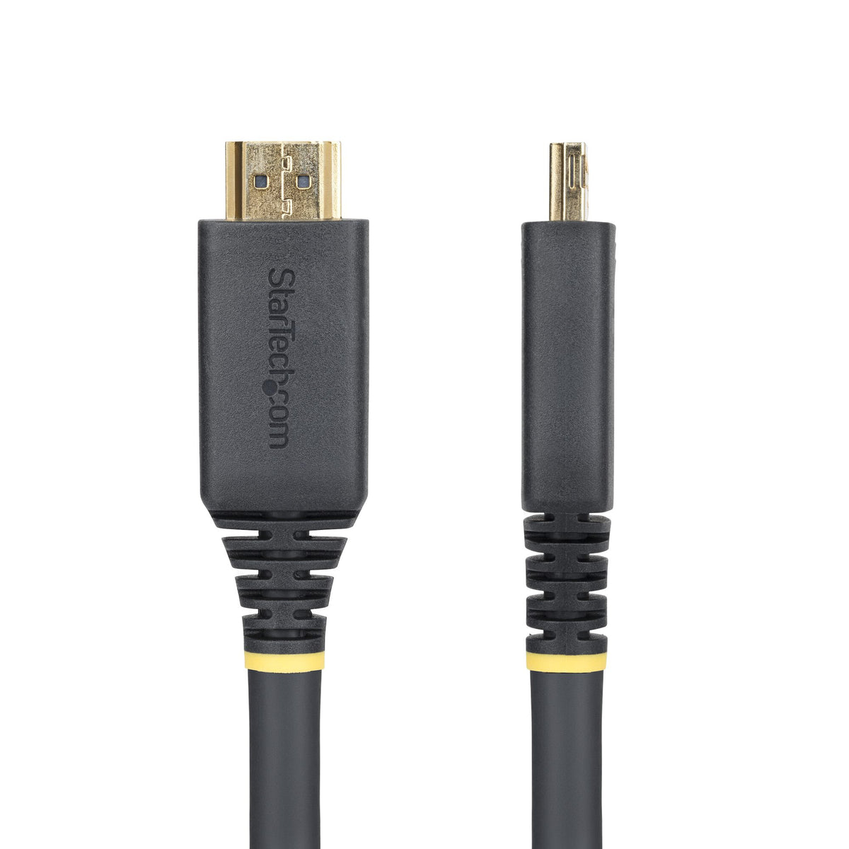 StarTech.com 15m (50ft) Active High Speed HDMI Cable with Gripping Connectors, 4K 60Hz/1440p 144Hz, HDR10/HDCP 2.2/ARC, 18Gbps, UHD HDMI Cord for TV/Monitor/Display, TPE Jacket