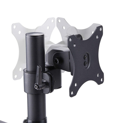 StarTech.com Triple Monitor Desk Mount For Up To Three 27in Screens, VESA 75x75/100x100, Tool-Less Arm Adjustments, C-Clamp/Grommet Mount, Spring-Assisted Arms