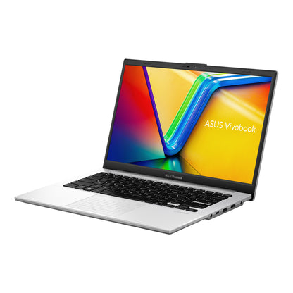 ASUS Vivobook Go 14 E1404TA-EB100WS Intel® N N150 Laptop 35.6 cm (14") Full HD 8 GB LPDDR5-SDRAM 128 GB UFS Wi-Fi 6 (802.11ax) Windows 11 Home Silver