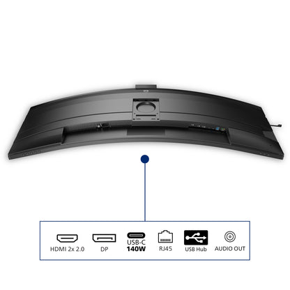 Philips 49B2U6900CH/00 computer monitor 124 cm (48.8") 5120 x 1440 pixels Dual QHD LCD Black