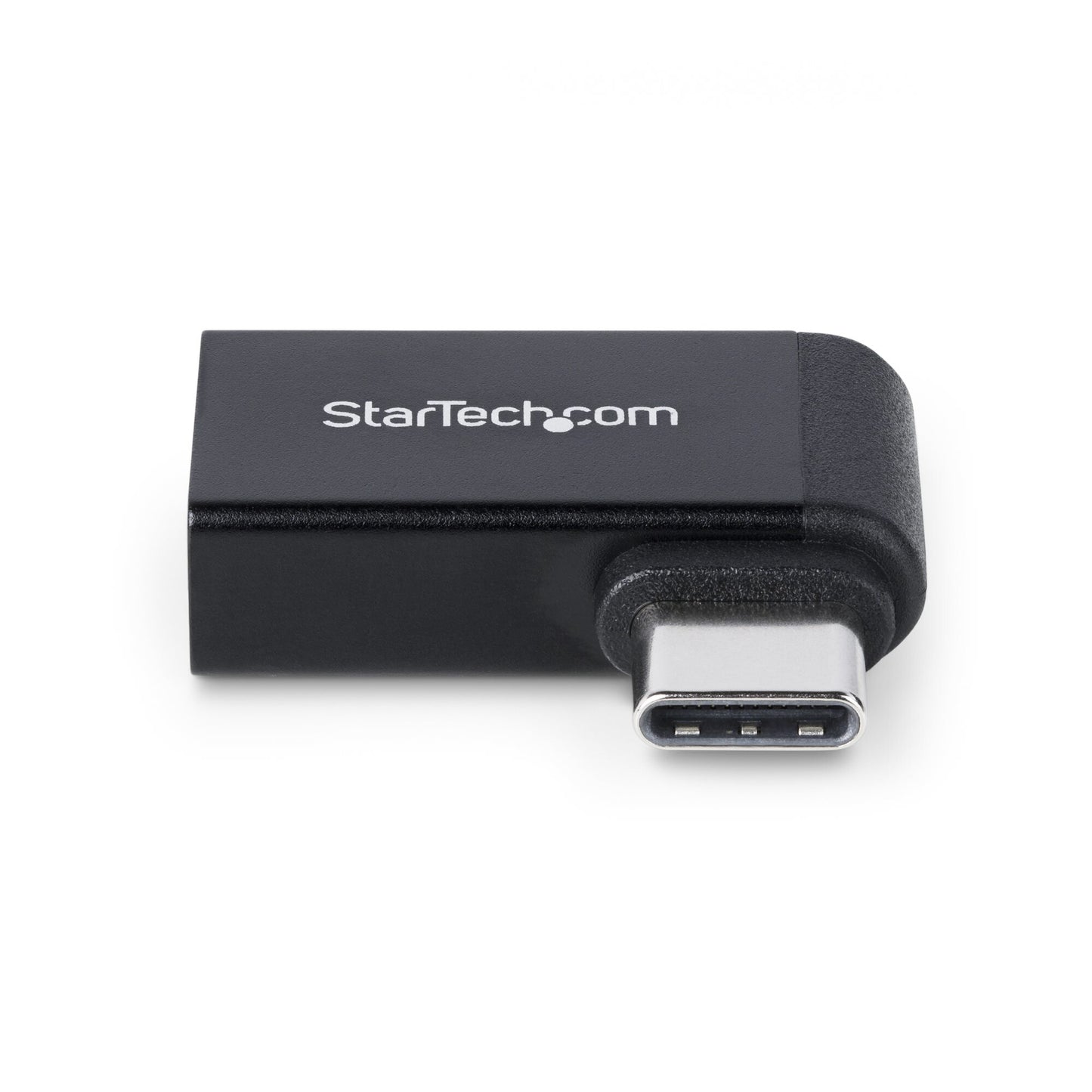 StarTech.com Right Angled USB-C to USB-A Adapter, USB 5Gbps, Compact USB-C Male to USB-A Female Adapter, Metal Housing, M/F