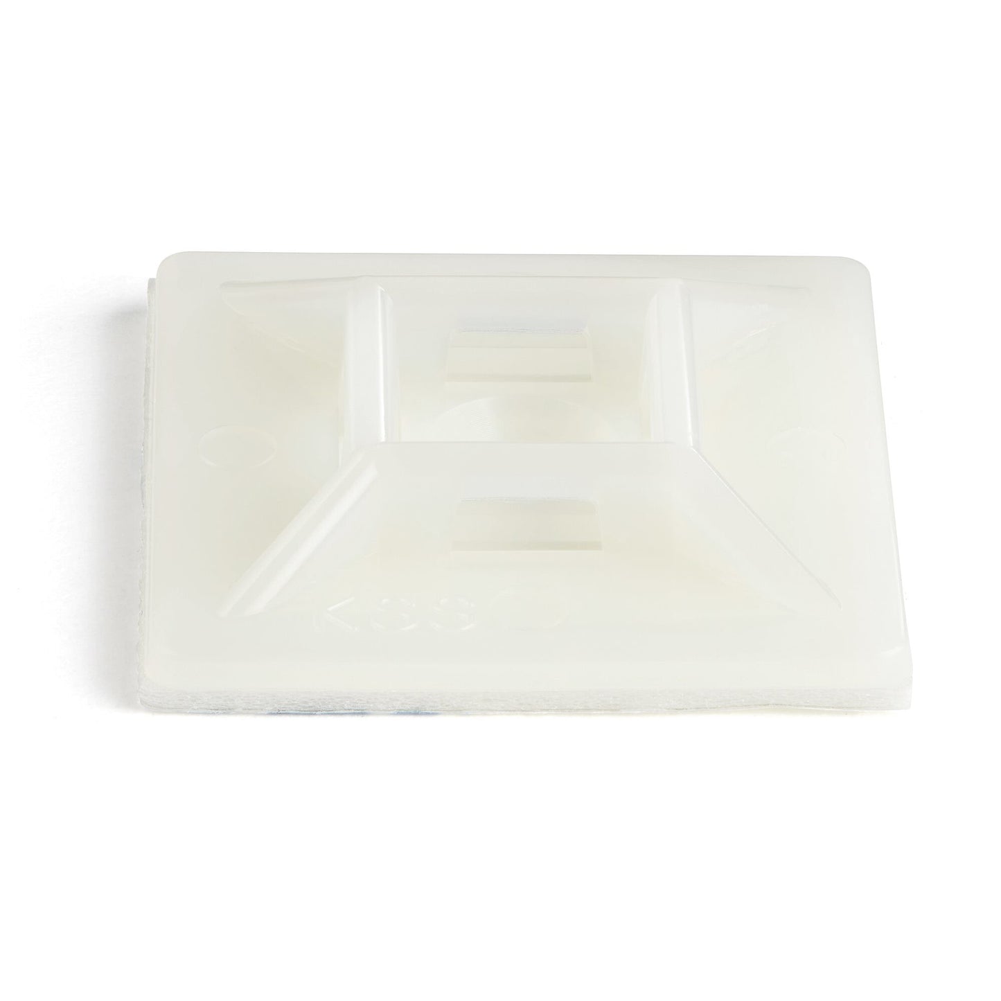 StarTech.com 100 Pack Cable Tie Mounts with Adhesive Tape for 0.21 in. (5.5 mm) Wide Ties - Nylon/Plastic Zip Tie Mounts - Electrical/Network Cable Wrap Mounts / 94V-2 Fire & UL Rated TAA