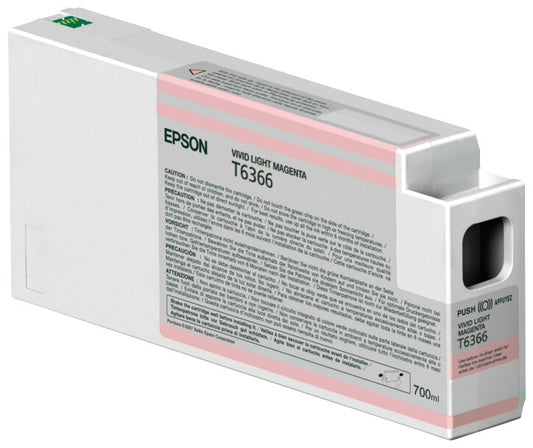 Epson Singlepack Vivid Light Magenta T636600 UltraChrome HDR 700 ml ink cartridge