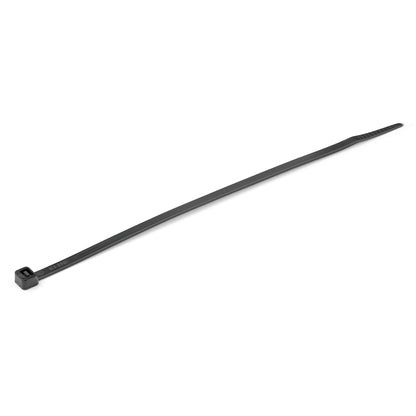 StarTech.com 8"(20cm) Cable Ties - 1/8"(4mm) wide, 2-1/8"(55mm) Bundle Diameter, 50lb(22kg) Tensile Strength, Nylon Self Locking Zip Ties w/ Curved Tip - 94V-2/UL Listed, 1000 Pack - Black