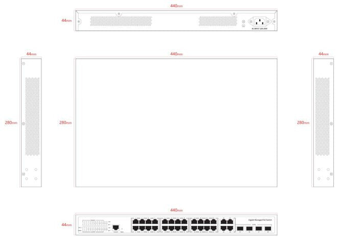 Ernitec ELECTRA-M224-1GB-370W network switch Managed L2/L2+ Gigabit Ethernet (10/100/1000) Power over Ethernet (PoE)