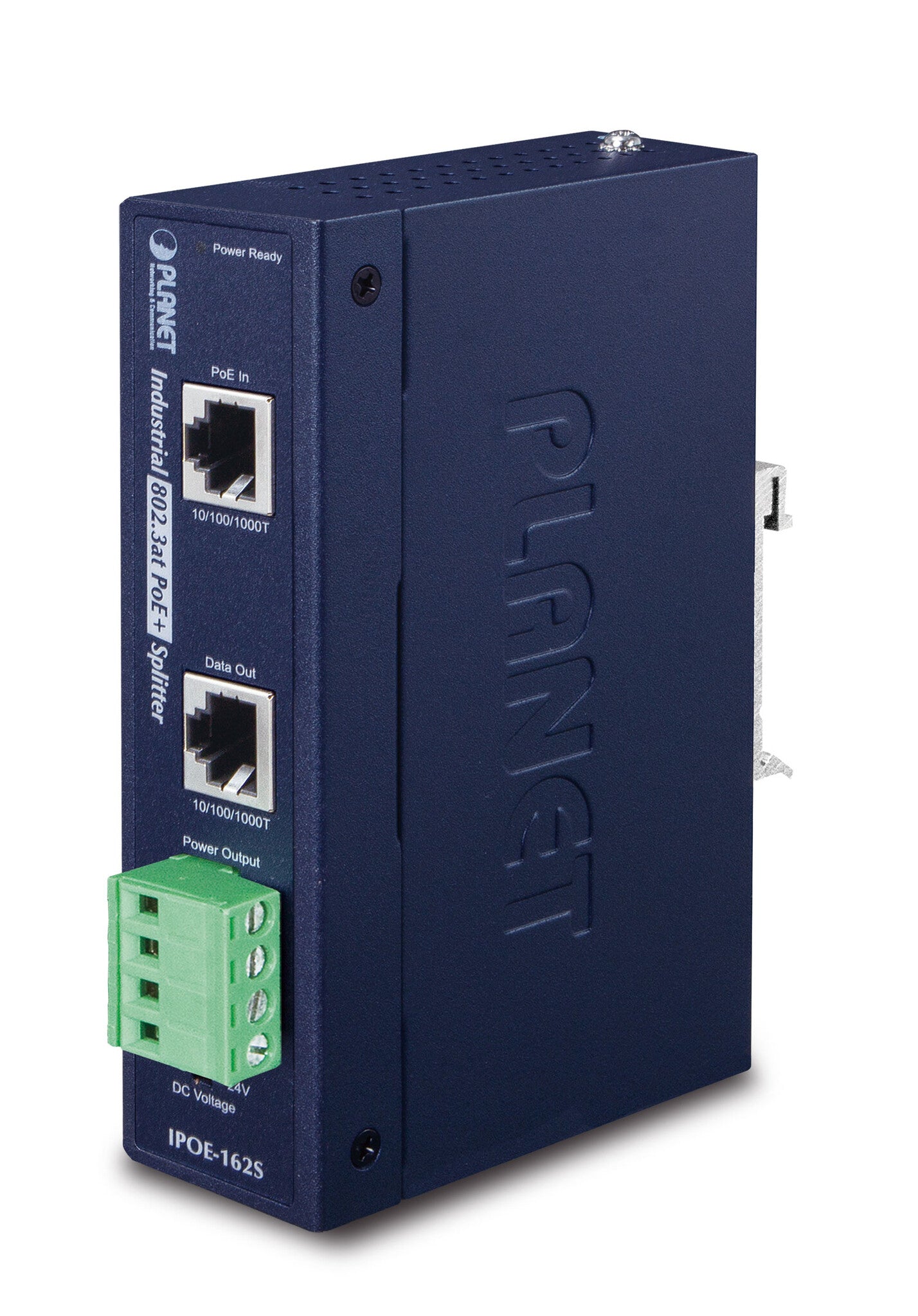 PLANET IPOE-162S network splitter Power over Ethernet (PoE) Blue