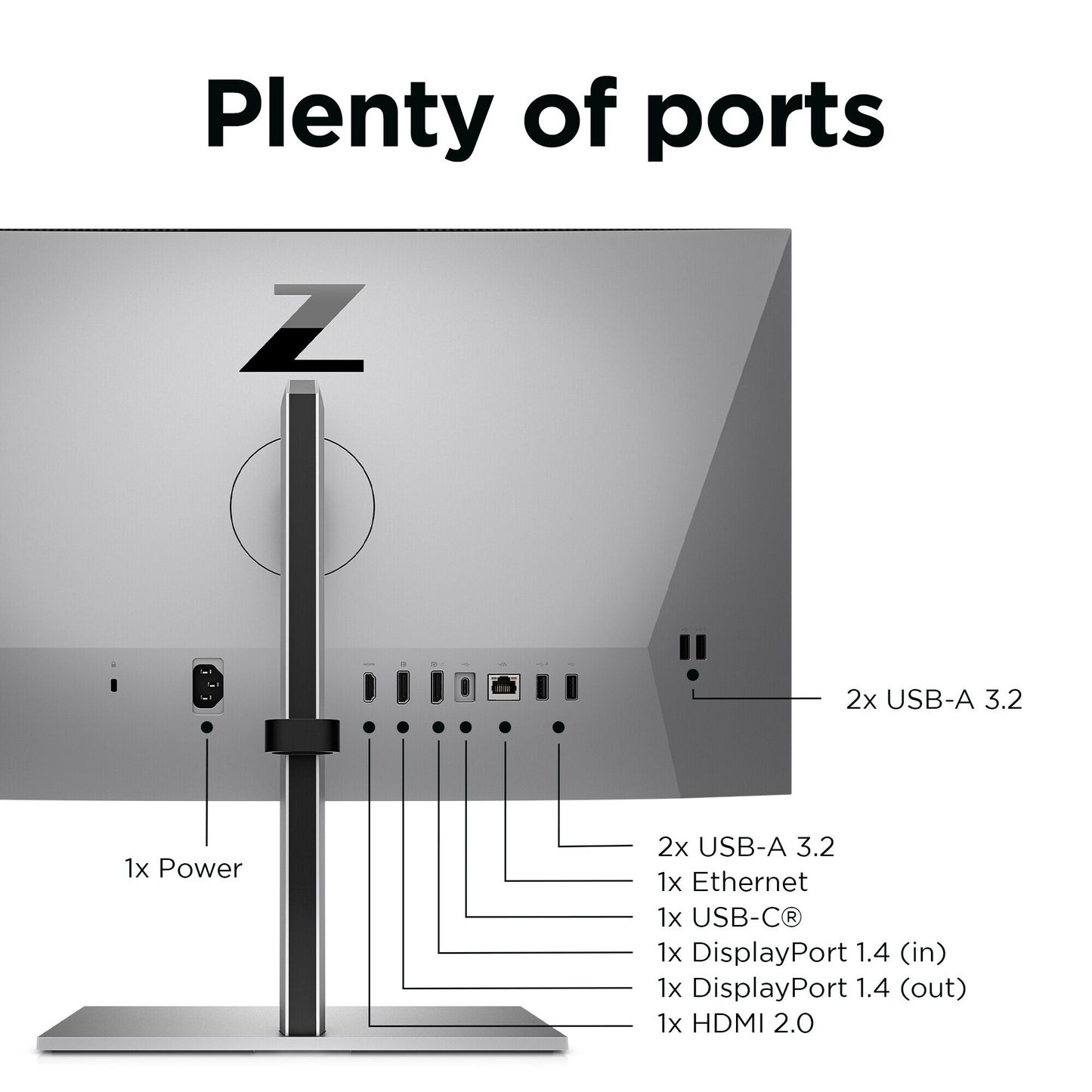 HP Z24m G3 QHD Conferencing Display