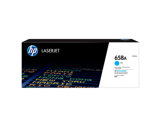 HP 658A Cyan Original LaserJet Toner Cartridge