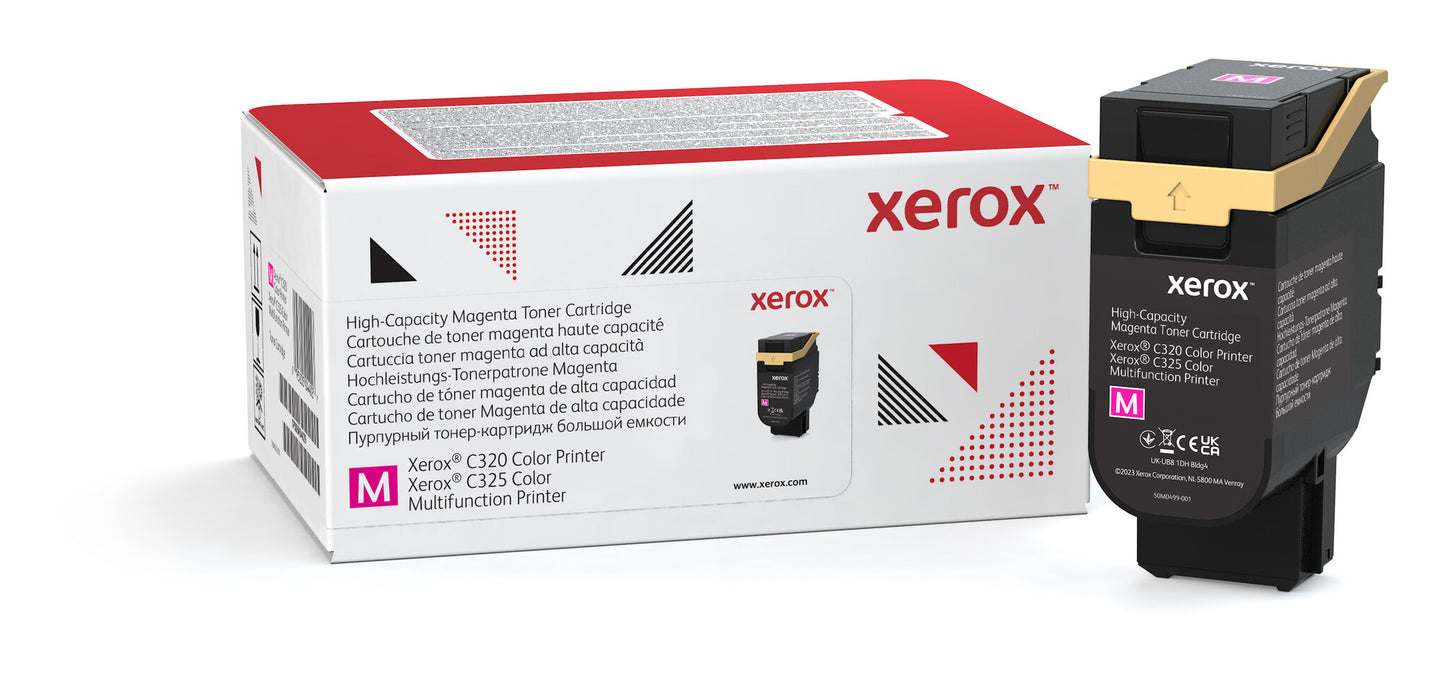 Xerox Genuine ® C320 Color Printer/C325 Color Multifunction Printer Magenta High capacity Toner Cartridge (5500 Pages) - 006R04829