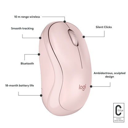 Logitech 910-007121 mouse Travel Ambidextrous RF Wireless + Bluetooth 4000 DPI