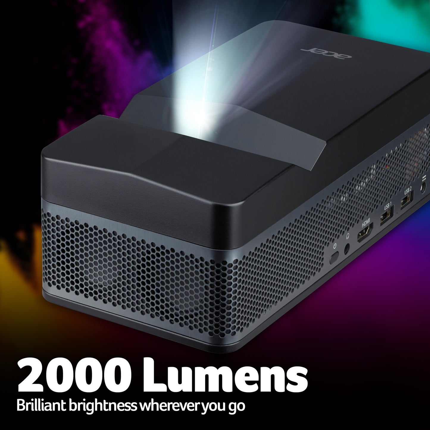 Acer PD1520Us LED Projector, Full HD 1080p (1920×1080), 500 ANSI Lumens