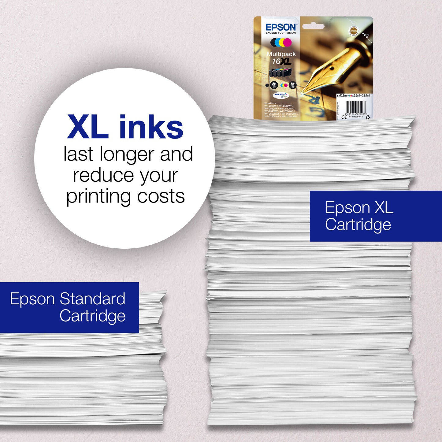 Epson Singlepack Black 16XXL DURABrite Ultra Ink