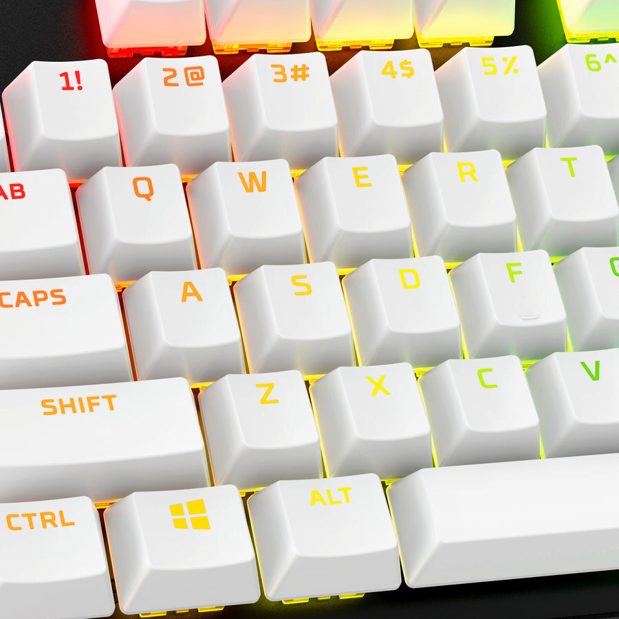 HyperX Full key Set Keycaps - PBT (White)