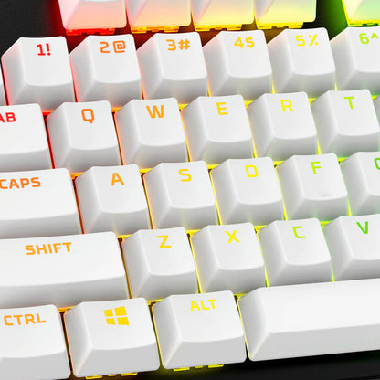 HyperX Full key Set Keycaps - PBT (White)
