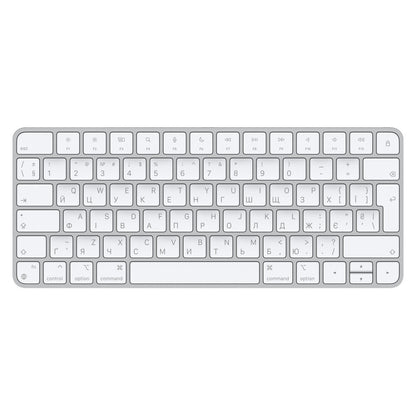 Apple Magic keyboard Universal USB + Bluetooth QWERTY Ukrainian Aluminium, White