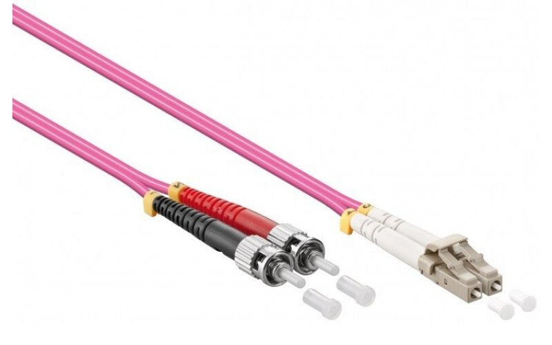 Mercodan 40400094 InfiniBand/fibre optic cable 10 m ST LC Pink