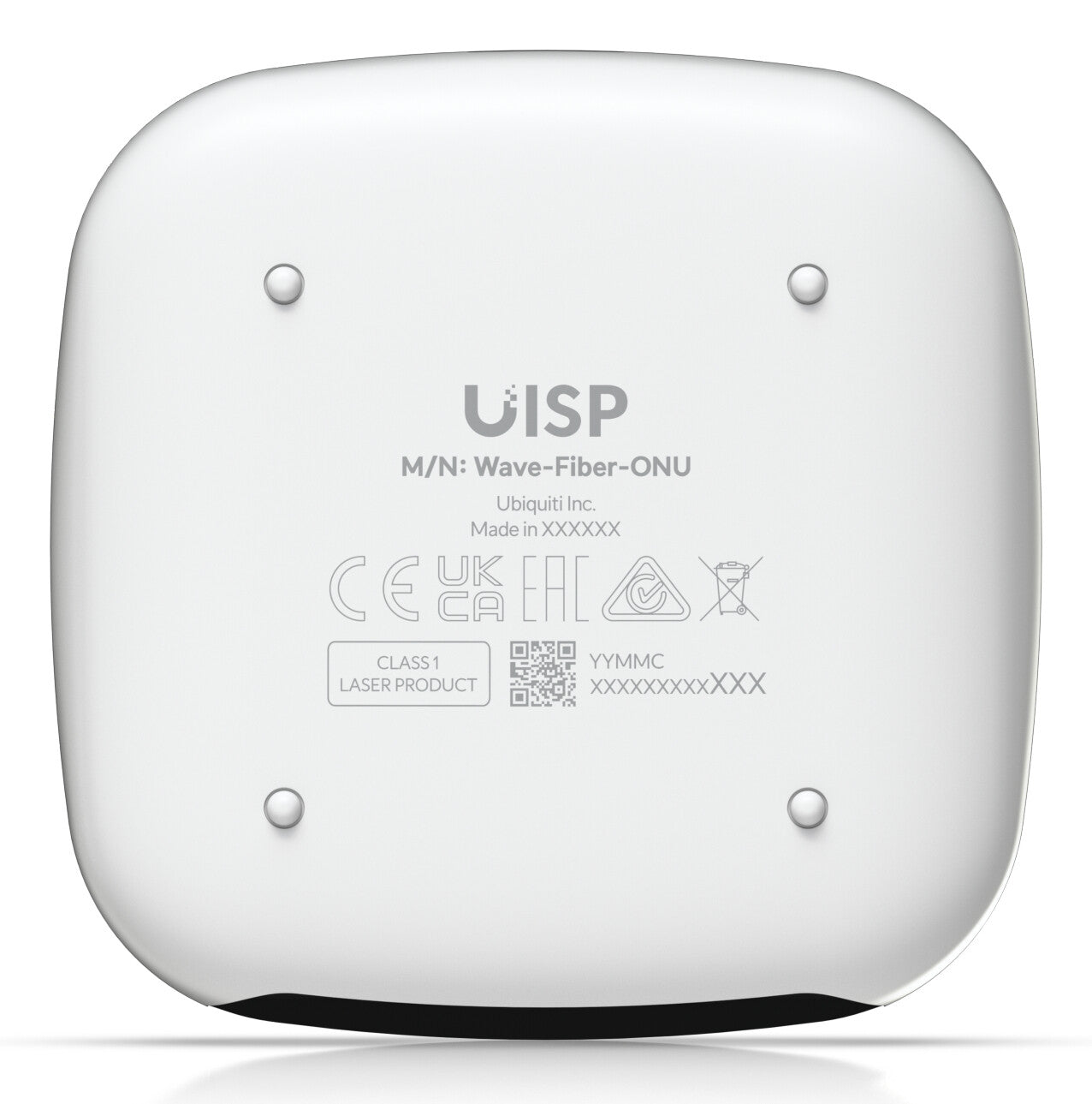 Ubiquiti WaveFiber ONU network media converter 2488 Mbit/s 1490 nm Black, White
