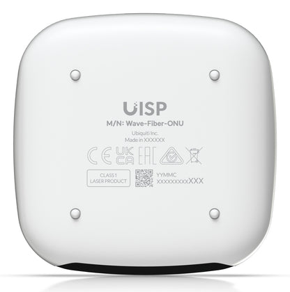 Ubiquiti WaveFiber ONU network media converter 2488 Mbit/s 1490 nm Black, White