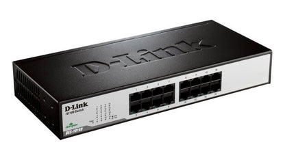 D-Link DES-1016D Unmanaged Fast Ethernet (10/100) Black