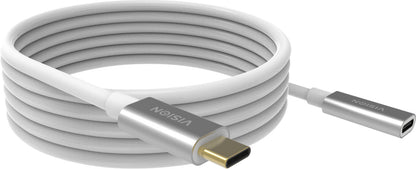 Vision TC 2MUSBCEXT USB cable USB 3.2 Gen 2 (3.1 Gen 2) 2 m USB C White