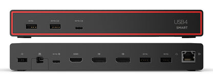 Lenovo ThinkPad USB4 Smart Dock 5500 with 135W Adapter Wired Black