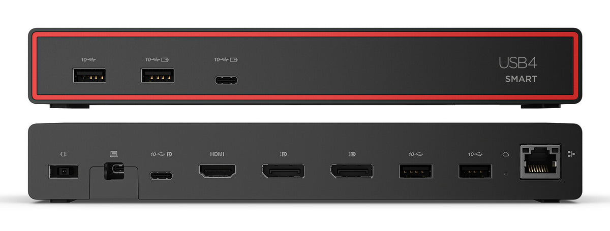 Lenovo ThinkPad USB4 Smart Dock 5500 with 135W Adapter Wired Black