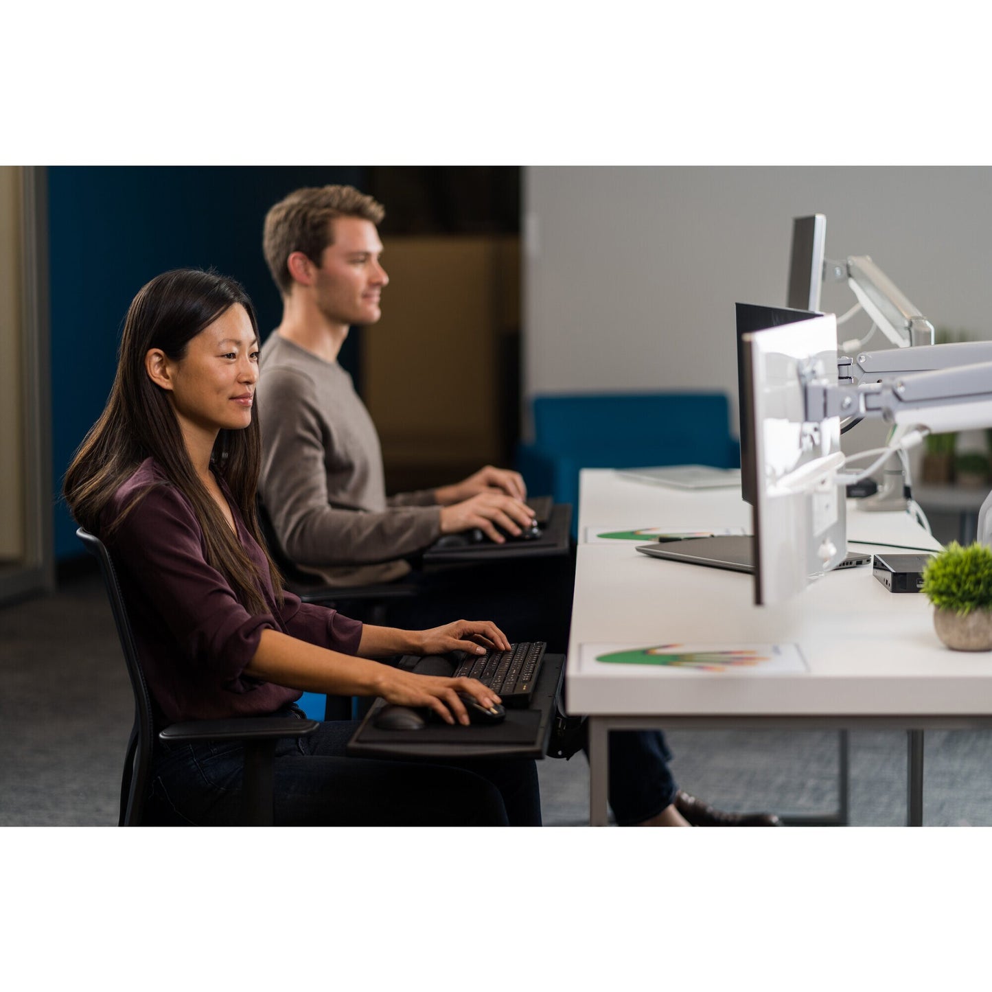 Kensington SmartFit One-Touch Height-Adjustable Single Monitor Arm