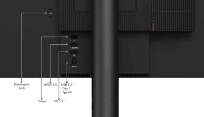 Lenovo ThinkCentre Tiny-In-One 24 LED display 60.5 cm (23.8") 1920 x 1080 pixels Full HD Touchscreen Black