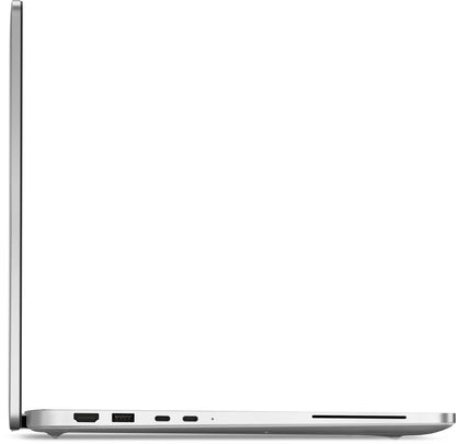 DELL Pro 16 Plus PB16255 Copilot+ PC AMD Ryzen AI 5 PRO PRO 340 Laptop 40.6 cm (16") Full HD+ 16 GB LPDDR5x-SDRAM 512 GB SSD Wi-Fi 7 (802.11be) Windows 11 Pro UK English Platinum, Silver