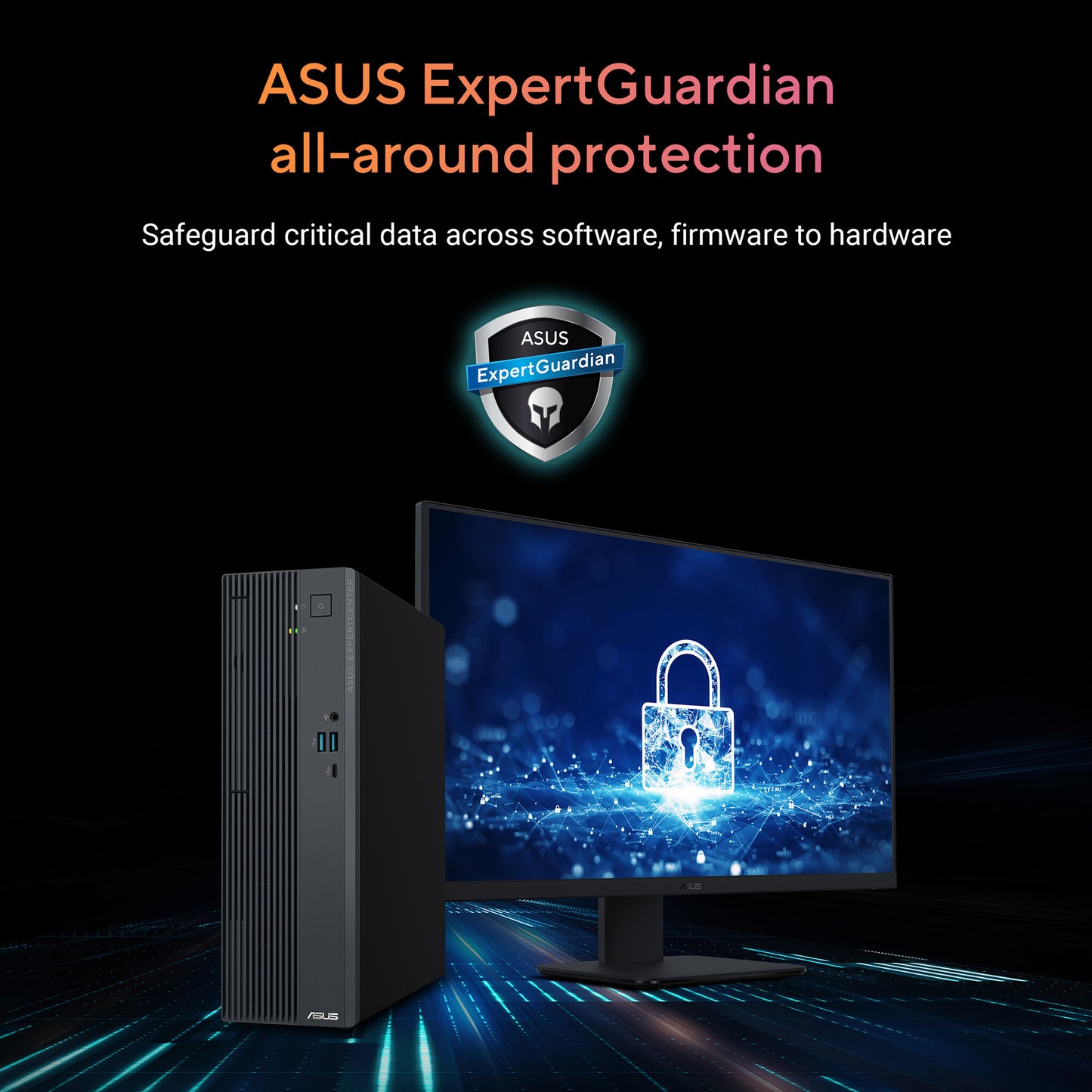 ASUS ExpertCenter PM700SK-0R5330012X Copilot+ PC AMD Ryzen™ AI 5 330 16 GB DDR5-SDRAM 512 GB SSD Windows 11 Pro SFF PC Black