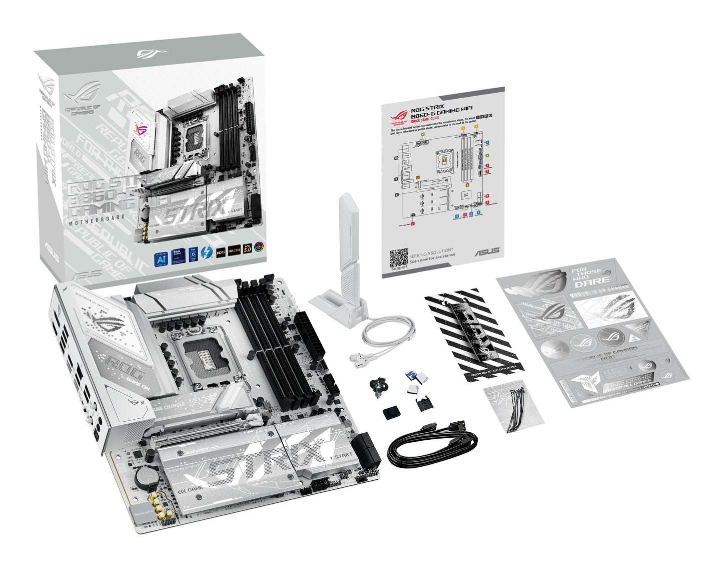 ASUS ROG STRIX B860-G GAMING WIFI Intel B860 LGA 1851 (Socket V1) micro ATX