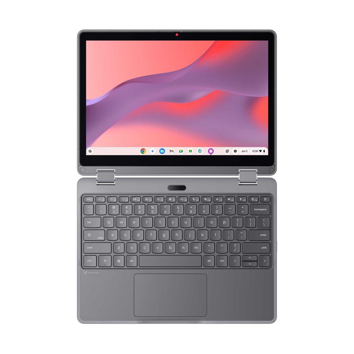 Lenovo Chrome 500e 2in1 G5 M89 MediaTek Kompanio 540 Chromebook 29.5 cm (11.6") Touchscreen HD 8 GB LPDDR5x-SDRAM 64 GB UFS Wi-Fi 7 (802.11be) ChromeOS English Grey