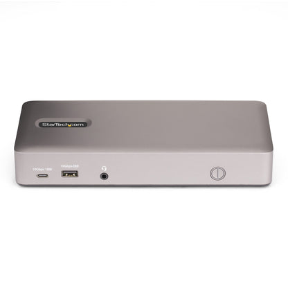 StarTech.com Triple-Monitor USB4 Docking Station, 4K 60Hz HDMI or DisplayPort, 100W Laptop Charging, 2.5GbE, USB-C Multi-Monitor Dock, Driverless