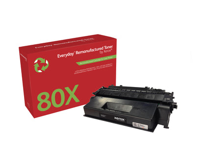 Everyday™ Mono Remanufactured Toner by Xerox compatible with HP 80X (CF280X), High capacity