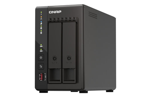 QNAP TS-253E NAS Tower Intel® Celeron® J6412 8 GB 0 TB QNAP QTS Black