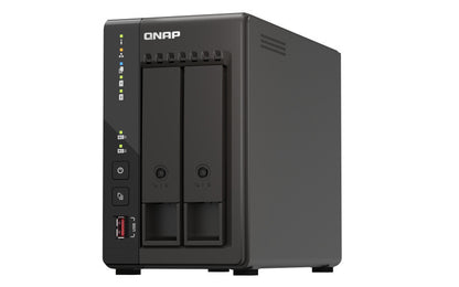 QNAP TS-253E NAS Tower Intel® Celeron® J6412 8 GB 8 TB HDD QNAP QTS Black