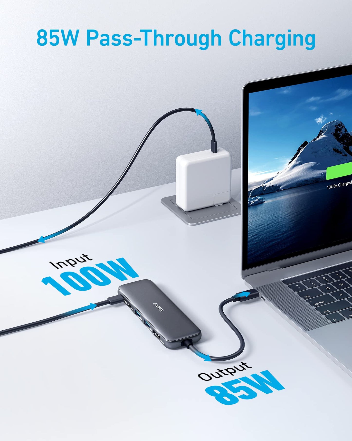 Anker 332 Wired USB 3.2 Gen 1 (3.1 Gen 1) Type-C Black