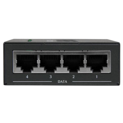 StarTech.com 4-Port Gigabit Midspan - PoE+ Injector - 802.3at/af