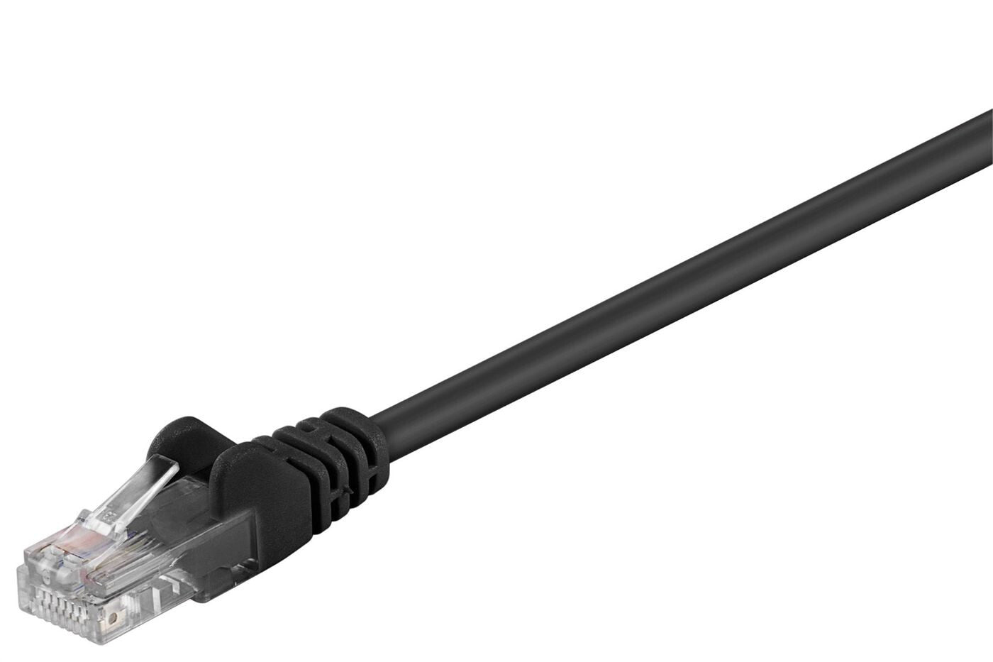 Microconnect B-UTP510S networking cable Black 10 m Cat5e U/UTP (UTP)