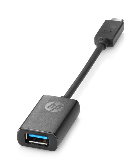 HP USB-C to USB 3.0 Adapter USB cable, 0.14 m, USB 3.2 Gen 1 (3.1 Gen 1)