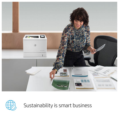 HP Color LaserJet Enterprise LaserJet Enterprise M554dn Color Printer, Ethernet Only; Duplex