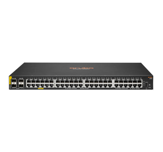 HPE Aruba Networking Aruba 6000 48G Class4 PoE 4SFP 370W Managed L3 Gigabit Ethernet (10/100/1000) Power over Ethernet (PoE) 1U