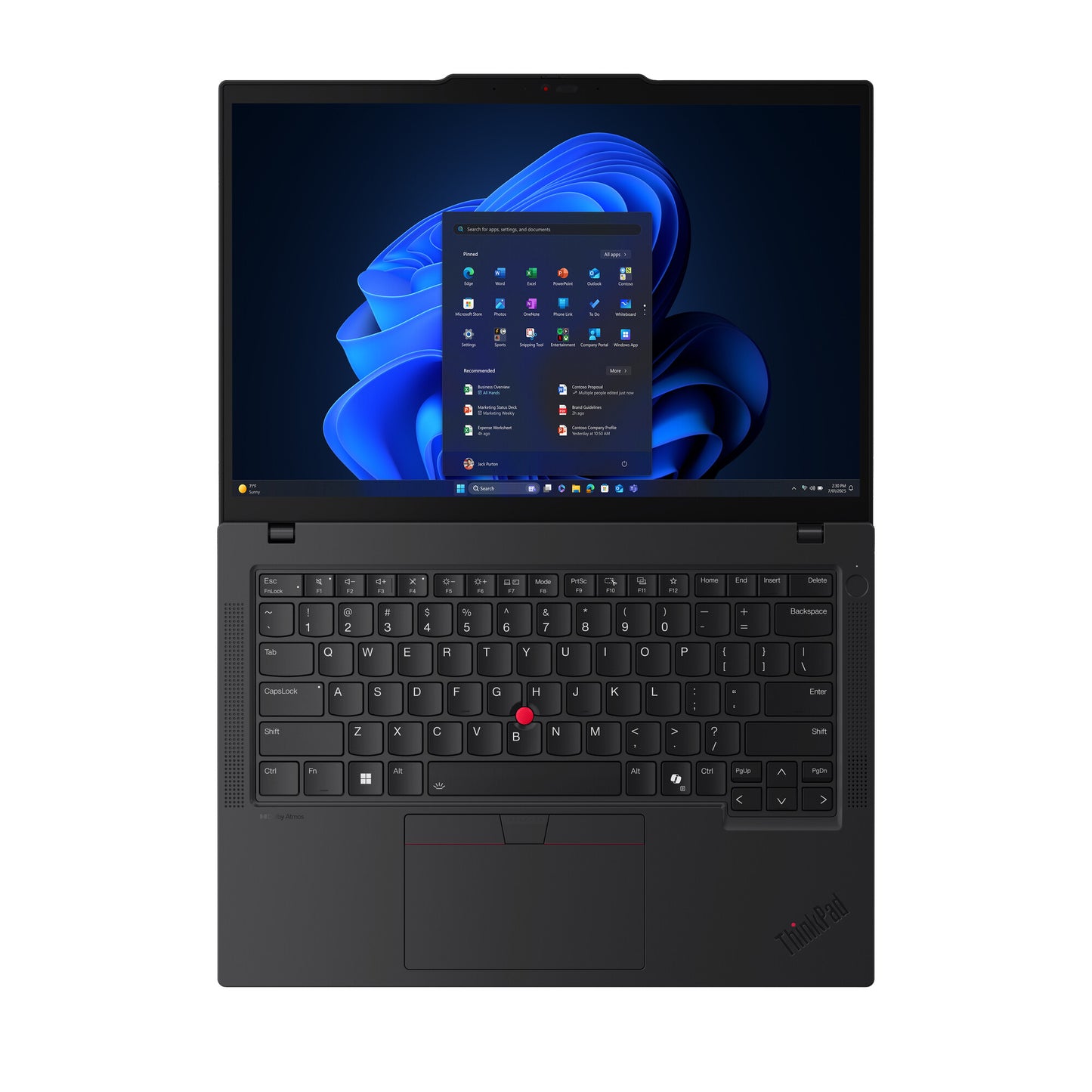 Lenovo ThinkPad T14 Gen 6 (Intel) Intel Core Ultra 7 255U Laptop 35.6 cm (14") WUXGA 16 GB DDR5-SDRAM 512 GB SSD Wi-Fi 6E (802.11ax) Windows 11 Pro English Black