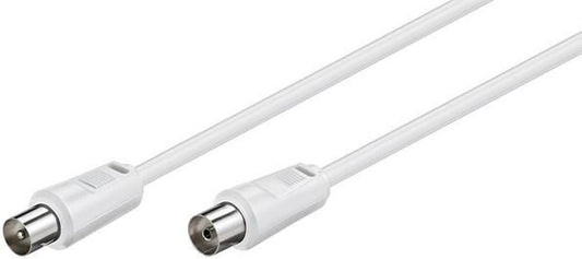 Microconnect COAX050W coaxial cable 5 m White