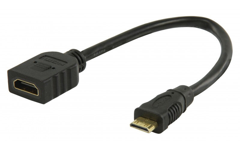 Mercodan 565067 HDMI cable 0.2 m HDMI Type C (Mini) HDMI Type A (Standard) Black
