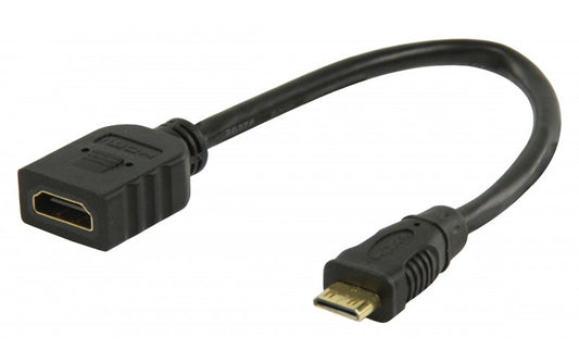 Mercodan 565067 HDMI cable 0.2 m HDMI Type C (Mini) HDMI Type A (Standard) Black