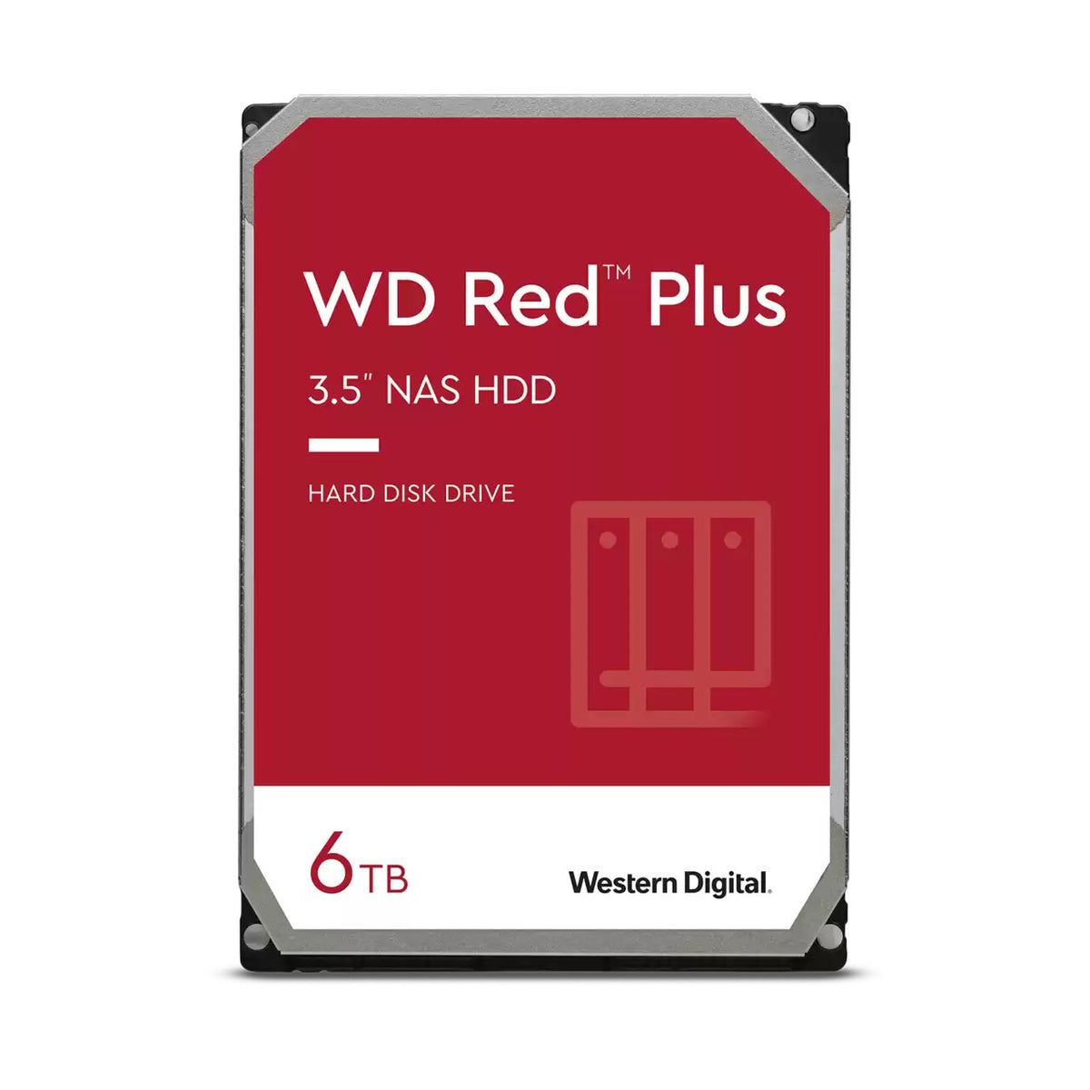 Western Digital Red Plus internal hard drive 6 TB 5400 RPM 256 MB 3.5" Serial ATA III