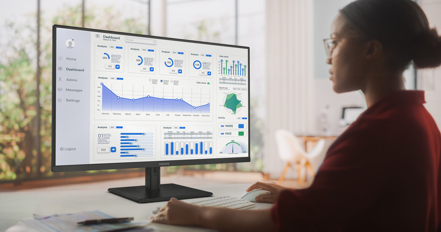 Philips 1000 series 32E1N1800LA/00 computer monitor 80 cm (31.5") 3840 x 2160 pixels 4K Ultra HD LCD Black